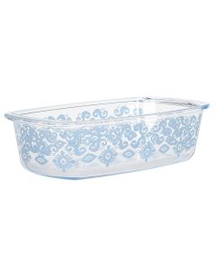 Spice By Tia Mowry 1.6 Quart Spicy Cloves Glass Loaf Pan